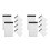 12Pcs Compact White Lined Notebook Daily Planner for Office and Travel 10