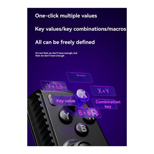 Mobile Phone Stretch Game Controller Wireless  PC Tablet for Switch2/PS//NS2 Dual Hall Somatosensory 2