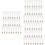 75Pcs Durable Clear Lip Gloss Bottle Assorted Colors for DIY Use 7