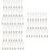 75Pcs Durable Clear Lip Gloss Bottle Assorted Colors for DIY Use 8