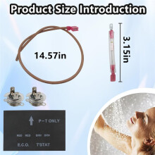 RV Water Heater Thermal Cutoff & ECO Thermostat Assembly Kit for Atwood Gas/Electric EXT Water Heater Replacement Parts