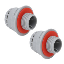 P05346 2 pièces Filtre-écran de débris supérieur en PVC G3/4