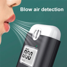 Testeur D'AlcooléMie de Haute PréCision, Analyseur Portable pour Conduite en éTat D'éBriéTé, éCran LCD, DéTecteur D'éThylotest