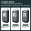 High-Precision Breath Alcohol Tester Portable Drunk Driving Analyzer LCD Screen Display Breathalyser Detector 5