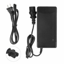 48V-54.6V 2A Charger Triangular Plug Power Adapter Plug Connector for Electric Vehicles Scooters US Plug