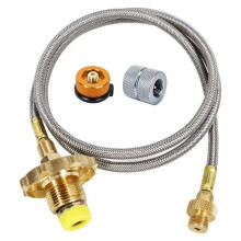 Asia Outdoor Camping Liquefied Gas Tank Flat Gas Tank Cartridge Gas Tank Mutual Charging Connection Pipe Adaper