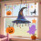Acrylic Witch Hat Hanging Ornament Halloween Decor 5