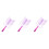3Pcs Violet Reusable Eyebrow Stencil Kit for Precise Brow Shaping 6