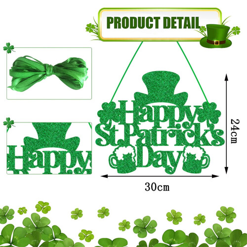 St. Patrick's Day Door Hanging Festive Decor 1 Pack 1