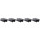 10Pcs Reusable Black Electronics Organizer Travel Cable Carrying Pouch 9