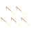 5Pcs Wooden Handle Shoe Horns Ergonomic Shoe Puller for Home Use Multi 4