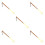 5Pcs Wooden Handle Shoe Horns Ergonomic Shoe Puller for Home Use Multi 6