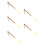 5Pcs Wooden Handle Shoe Horns Ergonomic Shoe Puller for Home Use Multi 8