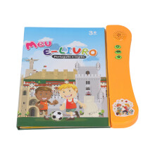 Portuguese English Sound Book for Bilingual Kids, 25x22cm Educational Toys