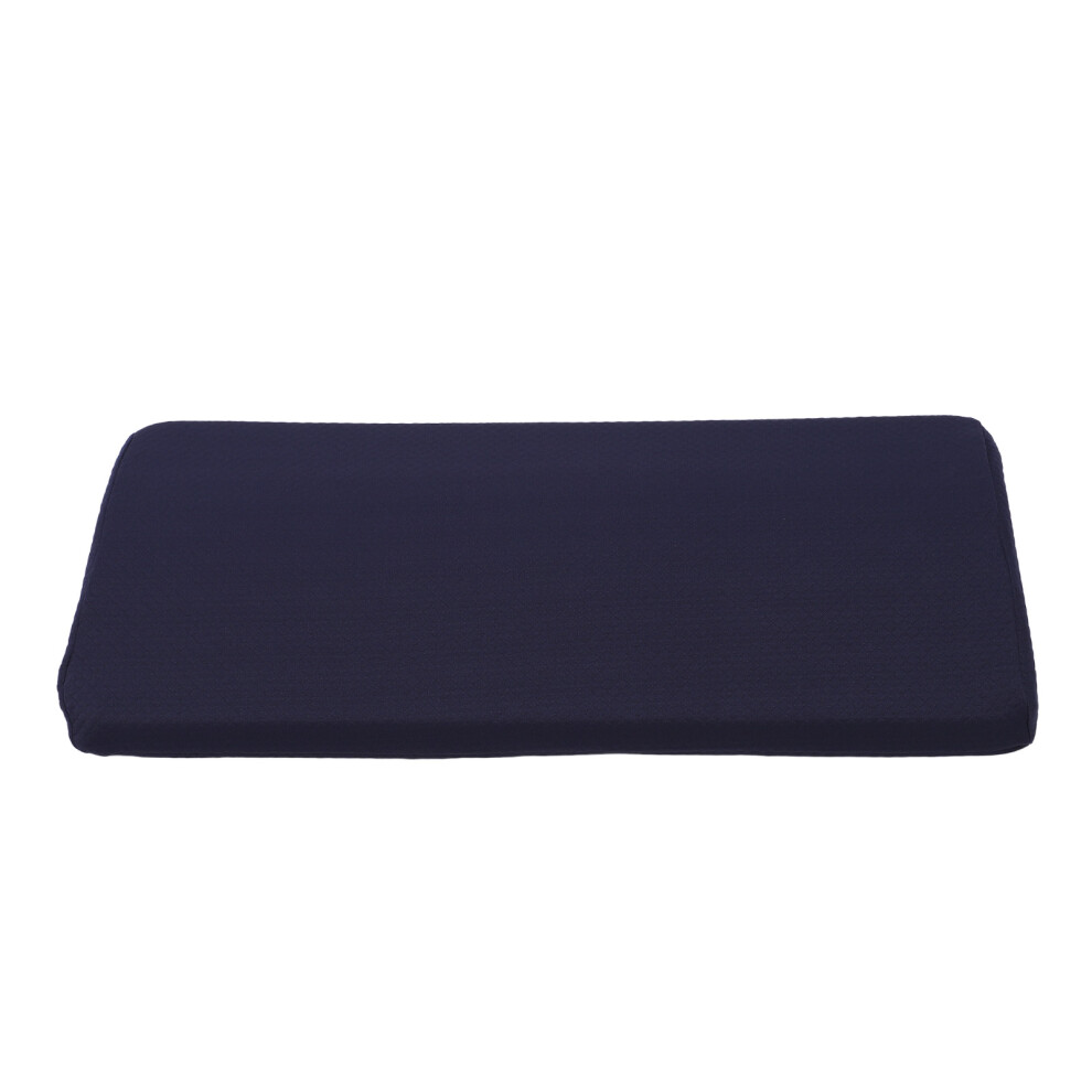 Ergonomic Waist Support Pillow 56X26x5cm Breathable Washable Cover Blue