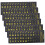 Autocollants pour clavier en PVC pour diverses utilisations (6 feuilles) 4