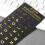 Autocollants pour clavier en PVC pour diverses utilisations (6 feuilles) 7