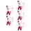 5Ensembles Tenue Médecin Rose 18 Accessoires Jeu Décor 7
