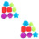 16Pcs Kids Pool Diving Gems Assorted Acrylic Colors 4