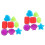 16Pcs Kids Pool Diving Gems Assorted Acrylic Colors 6