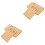 100Pièces Multi-Usage En Kraft Marron Pour 5