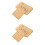 100Pièces Multi-Usage En Kraft Marron Pour 7
