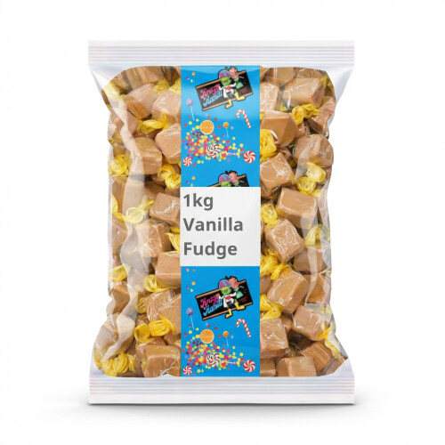 1kg Bristows Vanilla Fudge Individually Wrapped Bulk Sweets