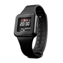 Winter Anti Static Bracelets Watch Wrist Strap Static Buckle Static Eliminator Wristband Built-in Dual Chip Black