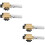 4Pièces Torches Butane Soudure Bbq Réglables Compactes Argenté 7