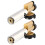4Pièces Torches Butane Soudure Bbq Réglables Compactes Argenté 11