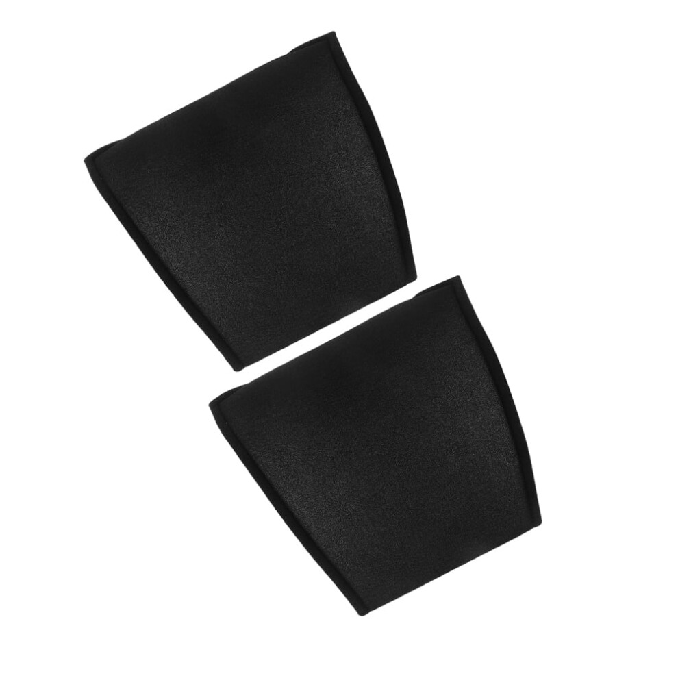 2Pcs Car Vehicle Seat Headrest Cotton Velvet Protector Replacement Headrests For Drivers Black 9555307451464