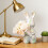Ceramic Rabbit Vase for Flowers or Decor 1
