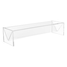 Plateau de présentation en acrylique transparent WRITWAA pour macarons, élégant et transparent, idéal pour les fêtes.