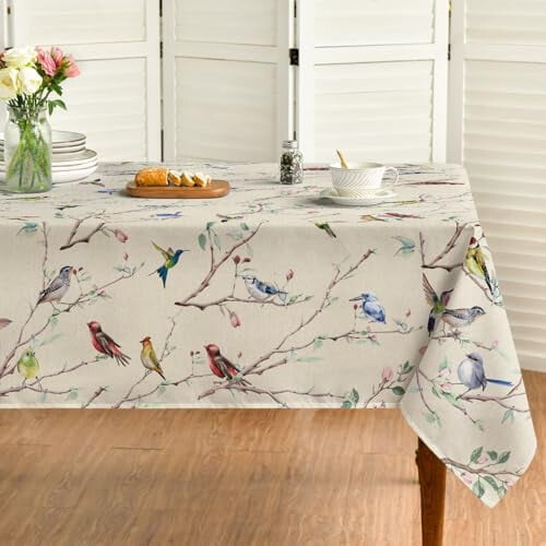 Rectangular Polyester Tablecloth 60 x 140 Inch