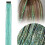 Kit de apliques de cabelo com glitter de fada, 1 peça, 50 cm (19,7 polegadas), 30 cores, amarelo claro. 1