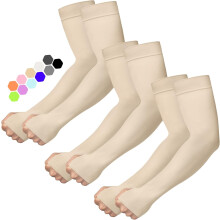 Arm Sleeves for Men Women Upf 50 Compression Arm Sleeve for UV Blocking Protection
