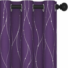 Purple Blackout Curtains 38x54" – Thermal,