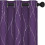 Purple Blackout Curtains 38x54" – Thermal, 1
