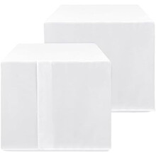 2 Pack 34x34x30in Fitted Square Tablecloths