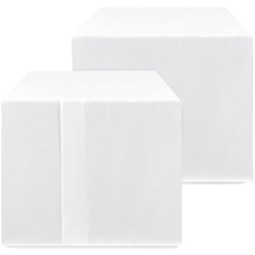 2 Pack 34x34x30in Fitted Square Tablecloths