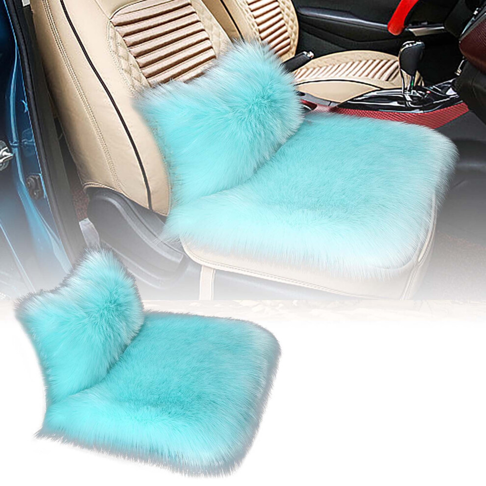 Sheepskin Car Seat Cover, Long Wool Universal Seat Cushion For Auto, Suv, Truck And Office Chair, Non- & Warm 9402001050793