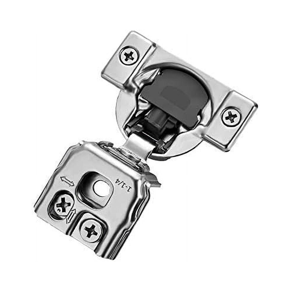 Cabinet Hinges Soft-Close Satin Nickel 6-Pack 9032631866282