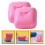 6Stk Menstruationsbecher Box Kunststoff Pink Für Damen 6