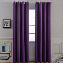 Purple Blackout Curtains 52 x 84 in, Pair