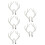 5Paires Bois De Cerf Blancs En Décorations Noël 6