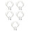 5Paires Bois De Cerf Blancs En Décorations Noël 7