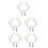 5Paires Bois De Cerf Blancs En Décorations Noël 8