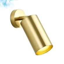 Spots muraux à lumière jaune chaud doré (1 pièce)