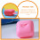 6Stk Menstruationsbecher Box Kunststoff Pink Für Damen 10