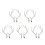 5Paires Bois De Cerf Blancs En Décorations Noël 10